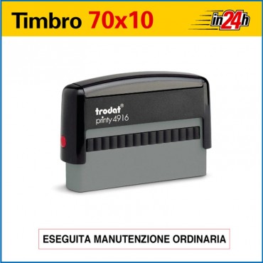 Timbro Trodat Printy 4916 - mm 70x10